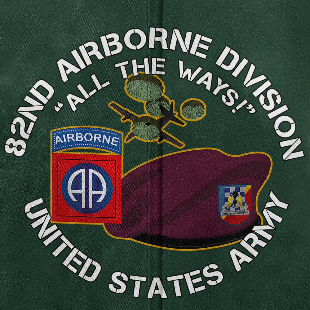 82nd Airborne All The Ways Washed Cap