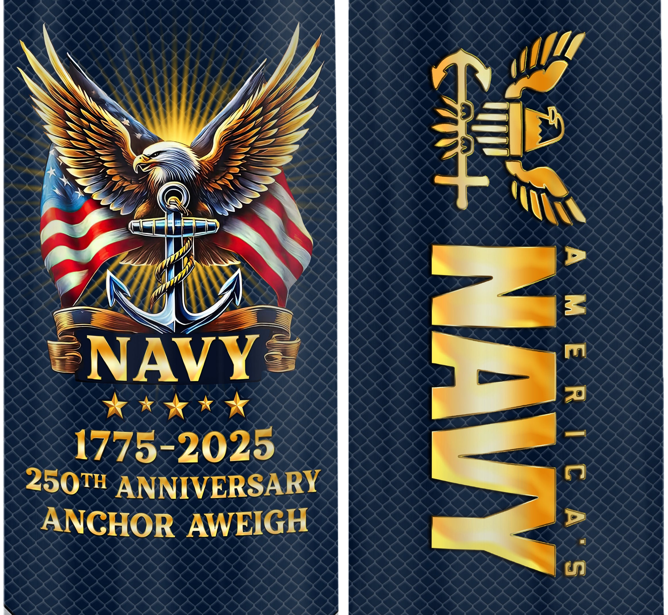 Navy 250th Anniversary Bullet Tumbler