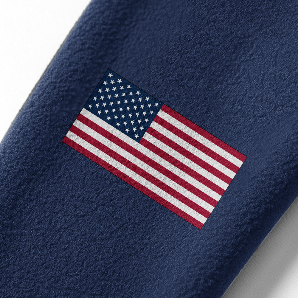 Navy Honor Courage Commitment Half-Zip Raglan Sweatshirt