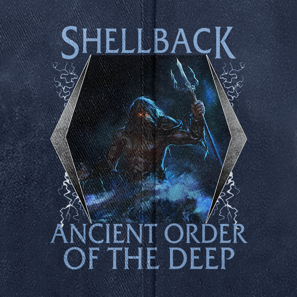 Personalizable Navy Shellback Washed Cap