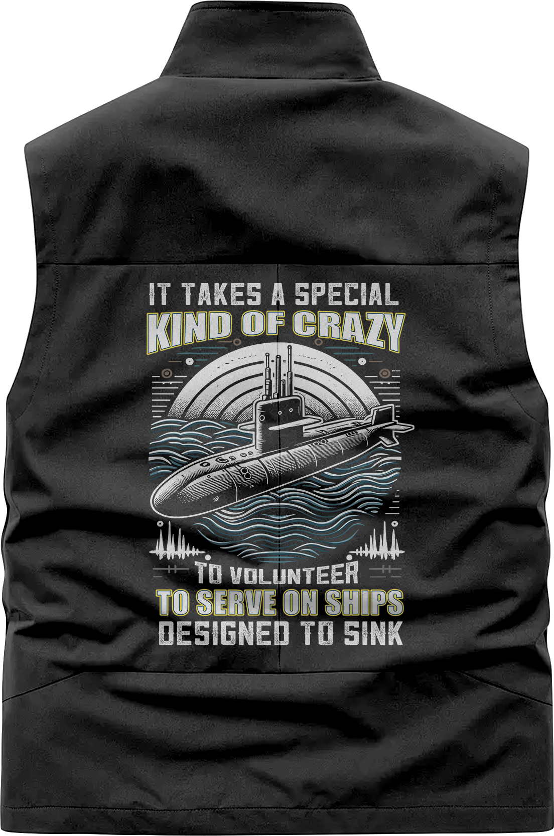 Navy Submarine Serve On Ships Designed To Sink Pocket Vest