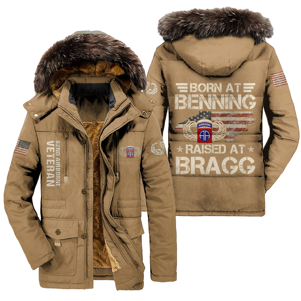 Born At Benning Raised At Bragg Parka Jacket