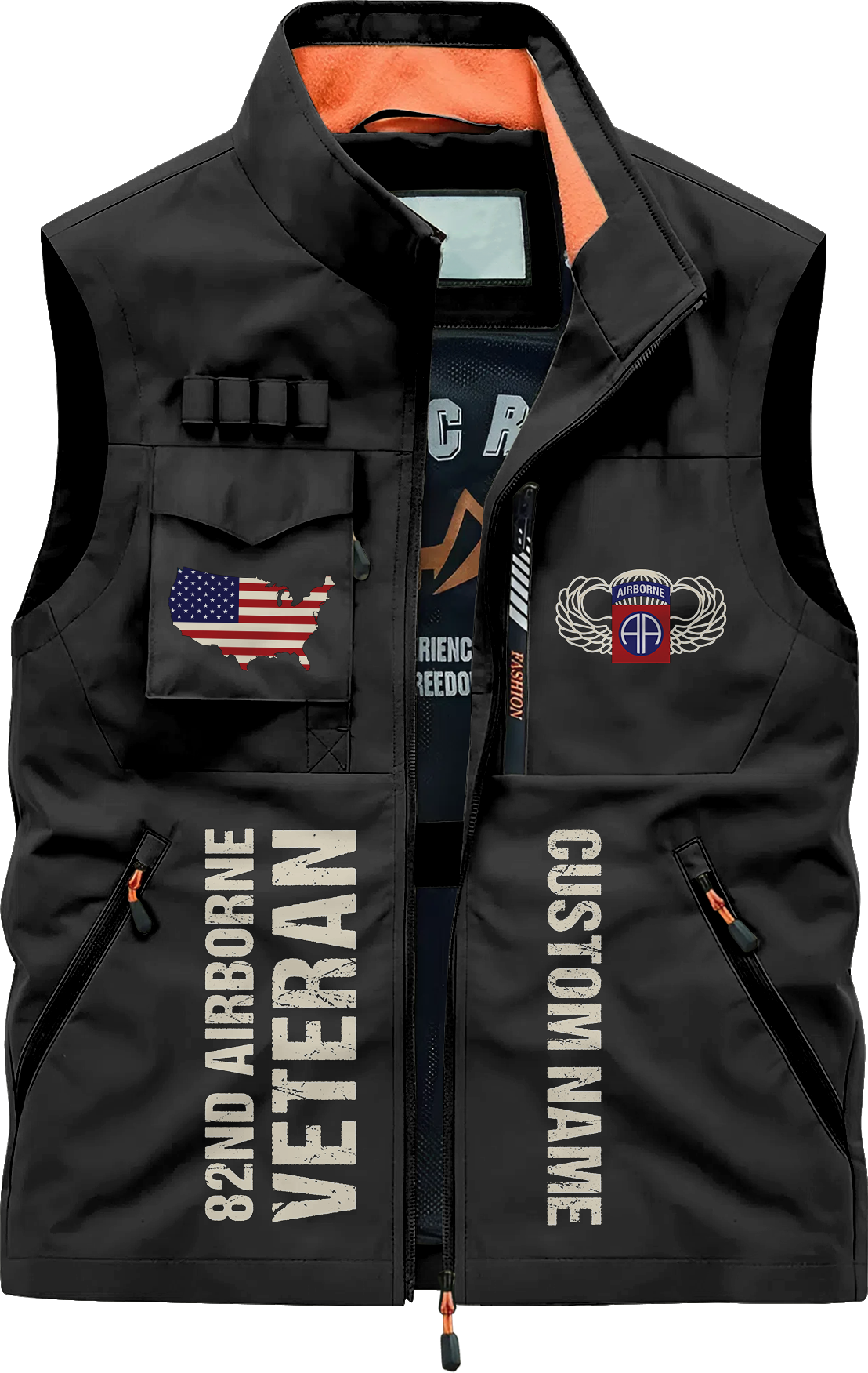 Personalizable 82nd Airborne Born At Benning Pocket Vest