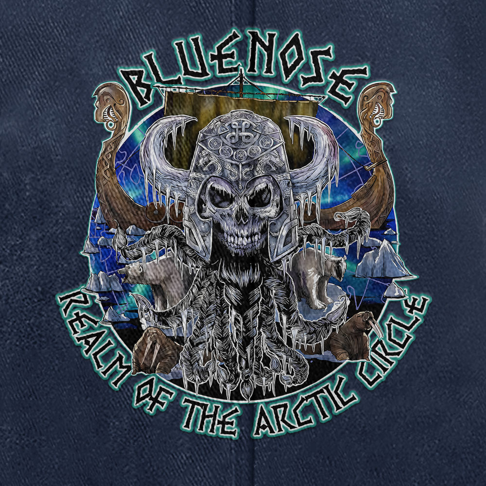 Personalizable Blue Nose Washed Cap