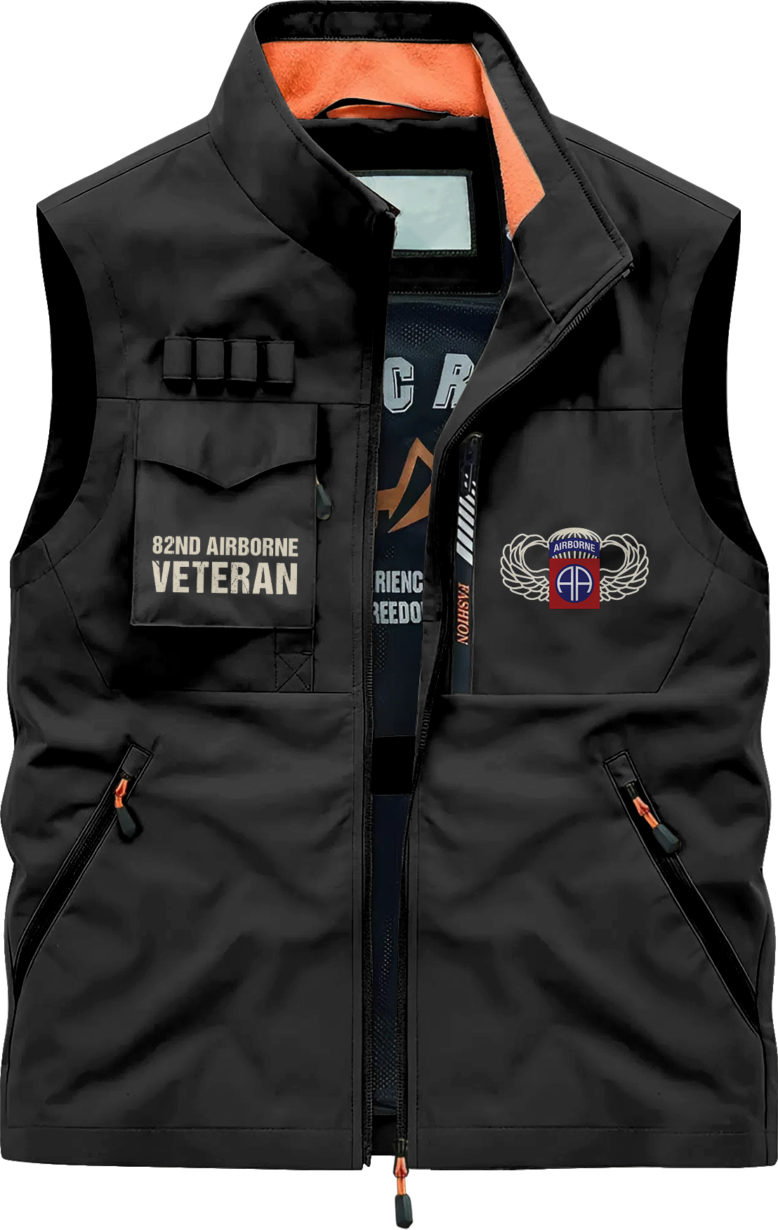 82nd Airborne Born At Benning Pocket Vest