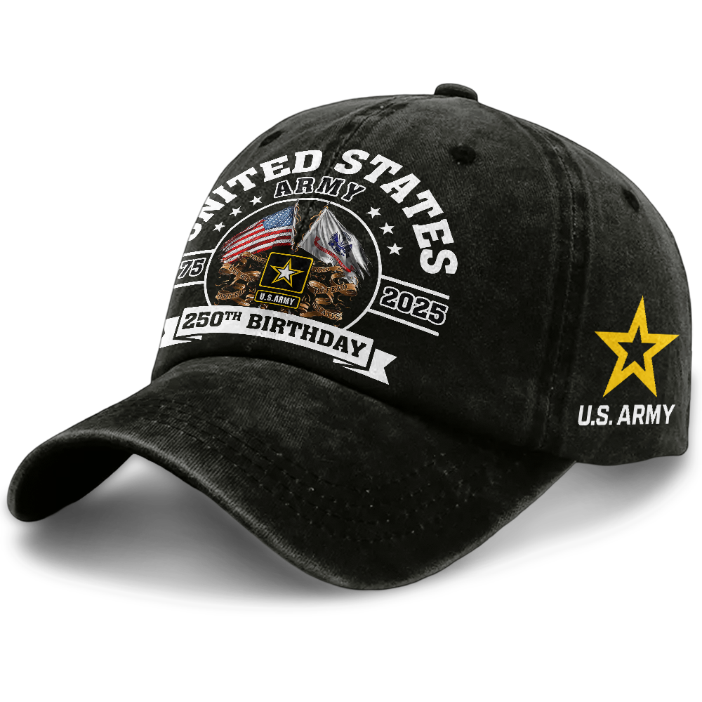 Army 250th Anniversary Washed Cap