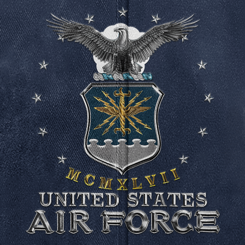 Personalizable Air Force Washed Cap