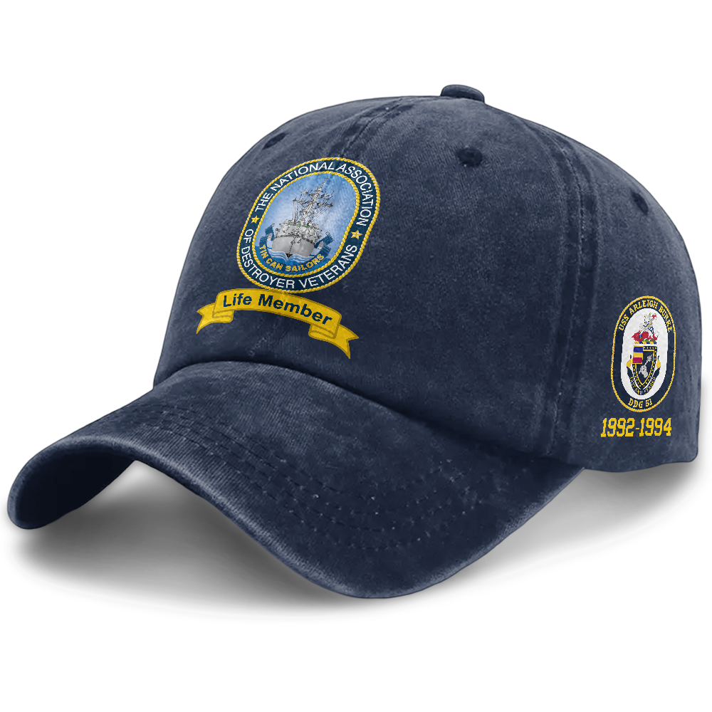 Personalizable Tin Can Sailors Washed Cap