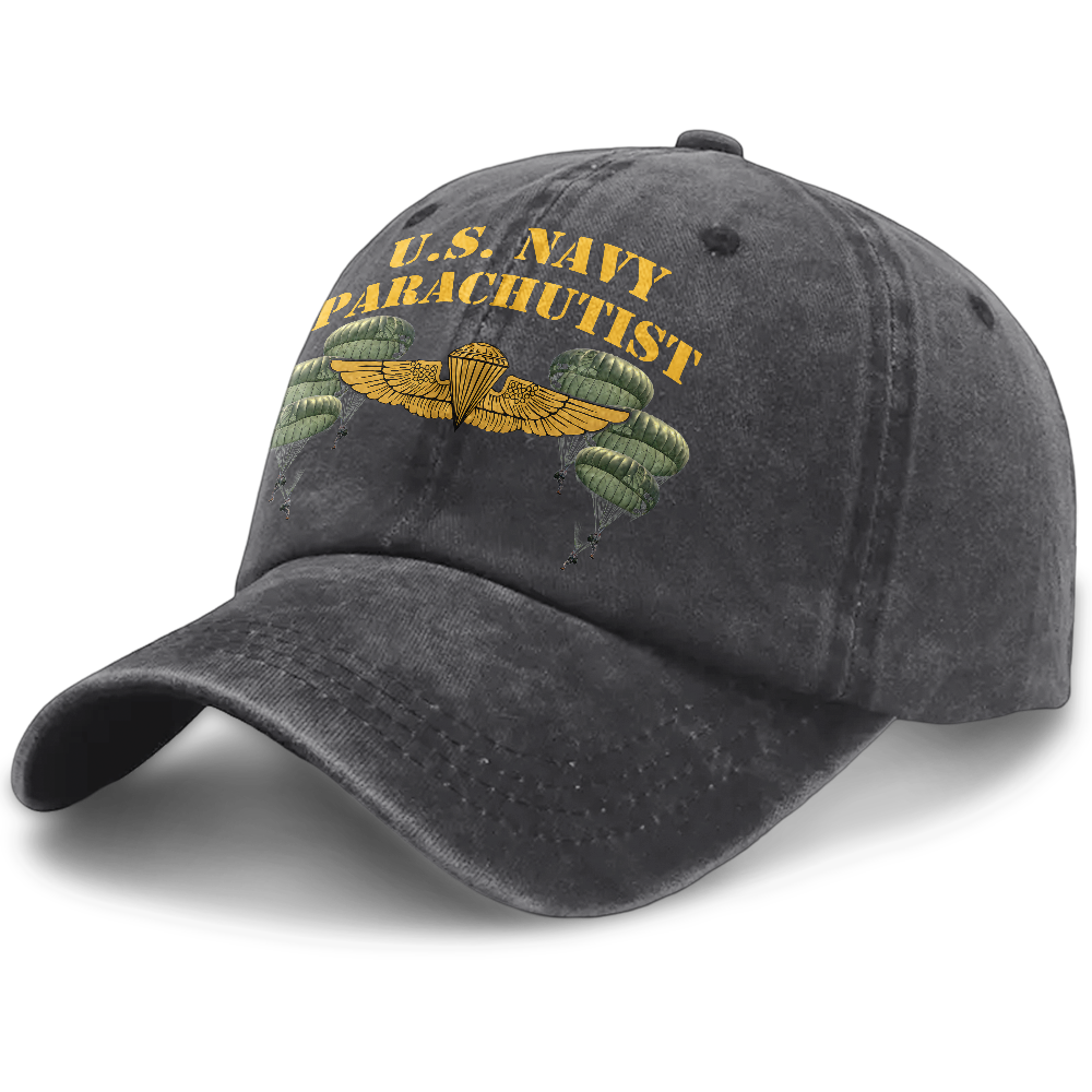 U.S Navy Parachutist Washed Cap