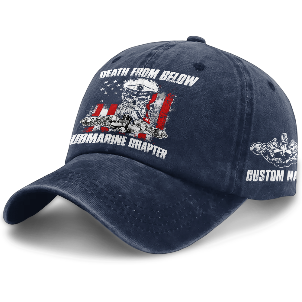 Navy Submarine Death From Below Washed Cap