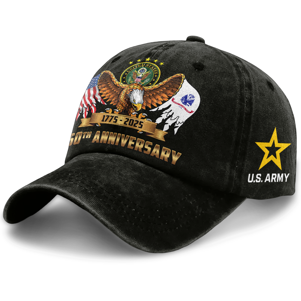 Army 250th Anniversary Washed Cap