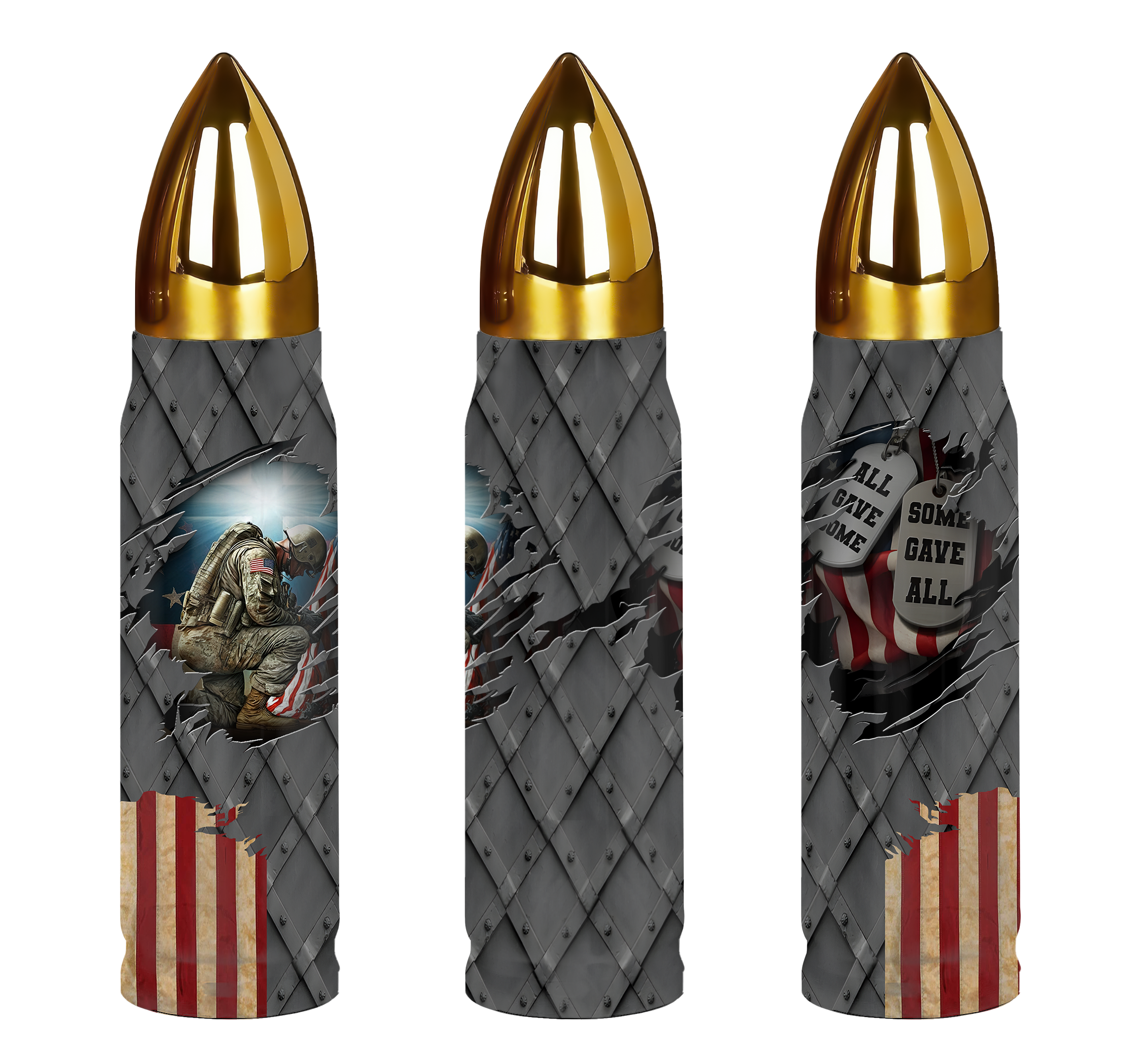 Veteran All Gave Some Some Gave All Bullet Tumbler