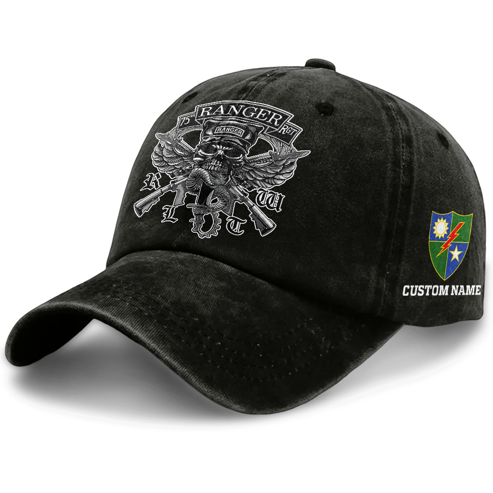 Personalizable Rangers Lead The Way Washed Cap
