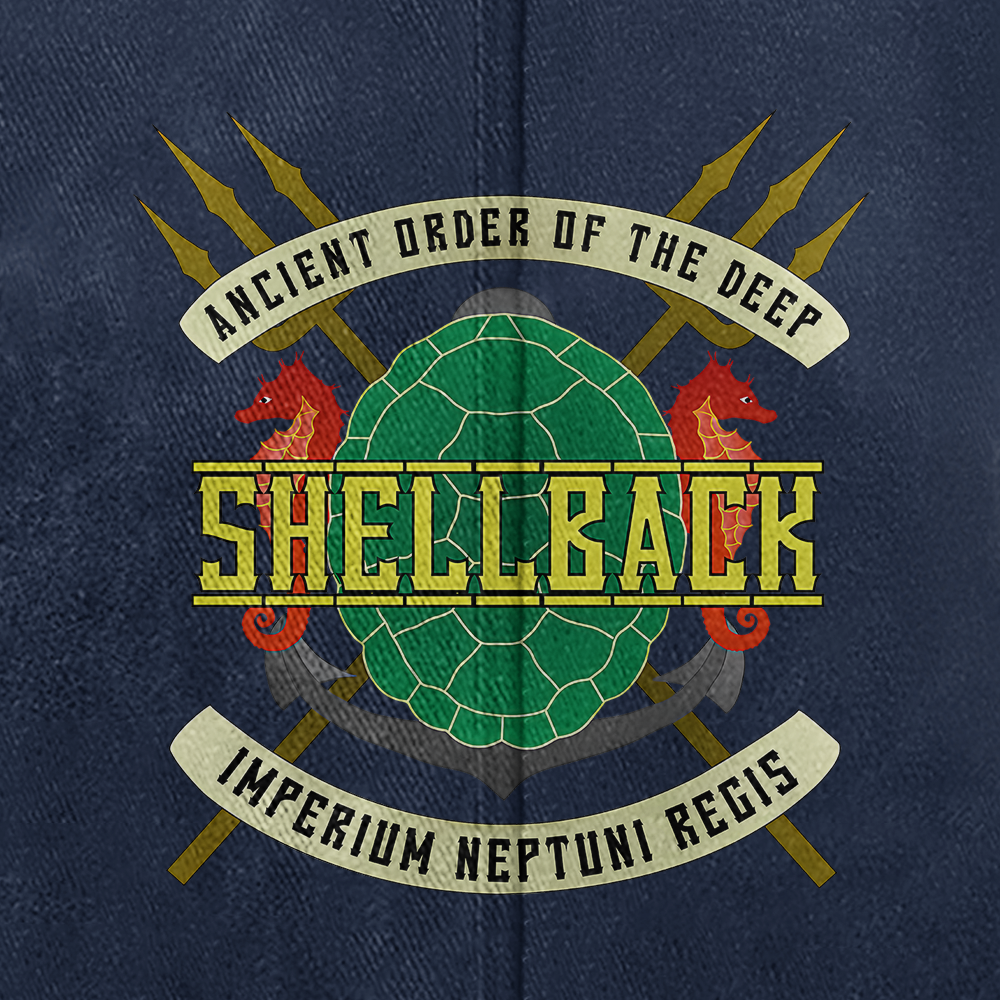 Personalizable Navy Shellback Washed Cap