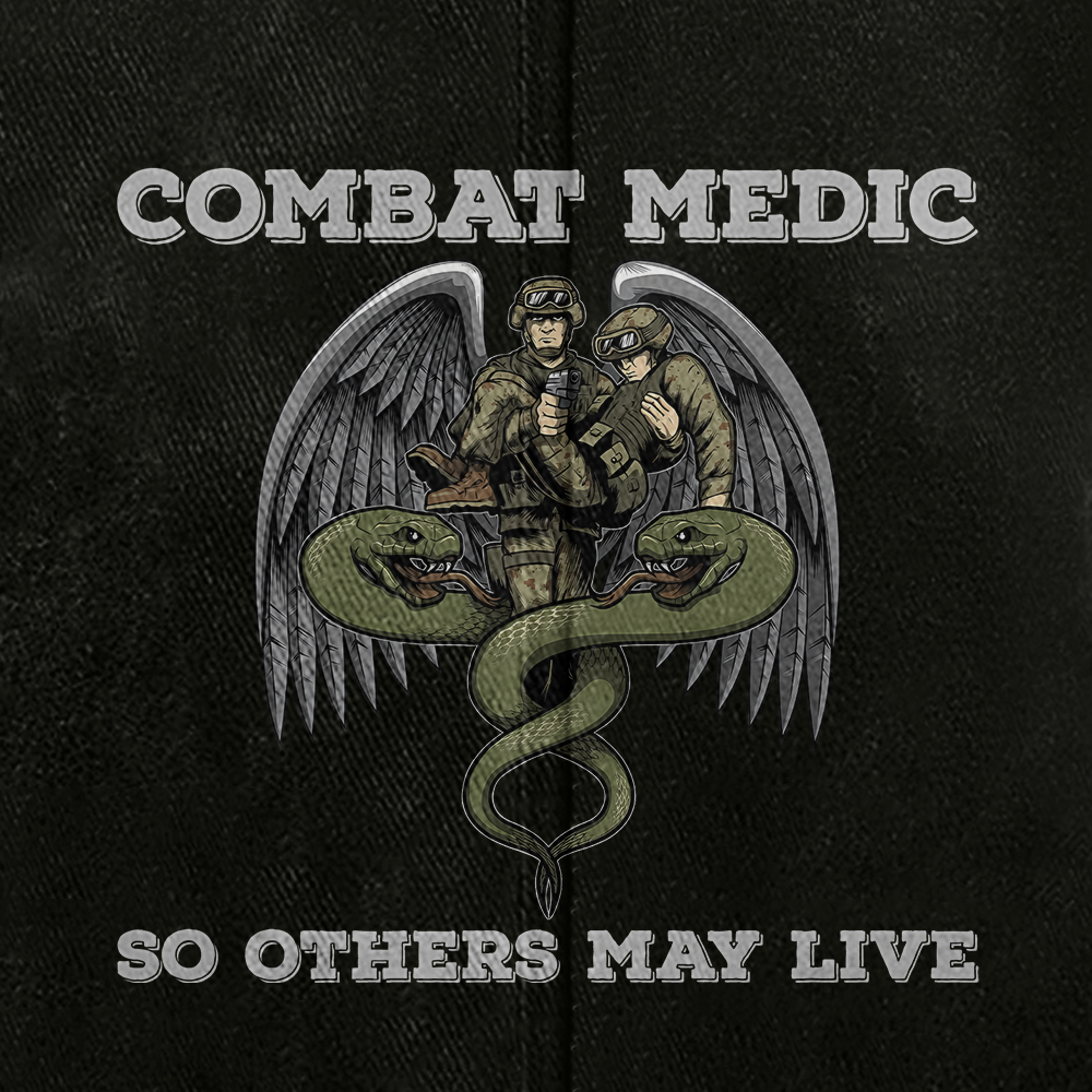 Personalizable Combat Medic Washed Cap