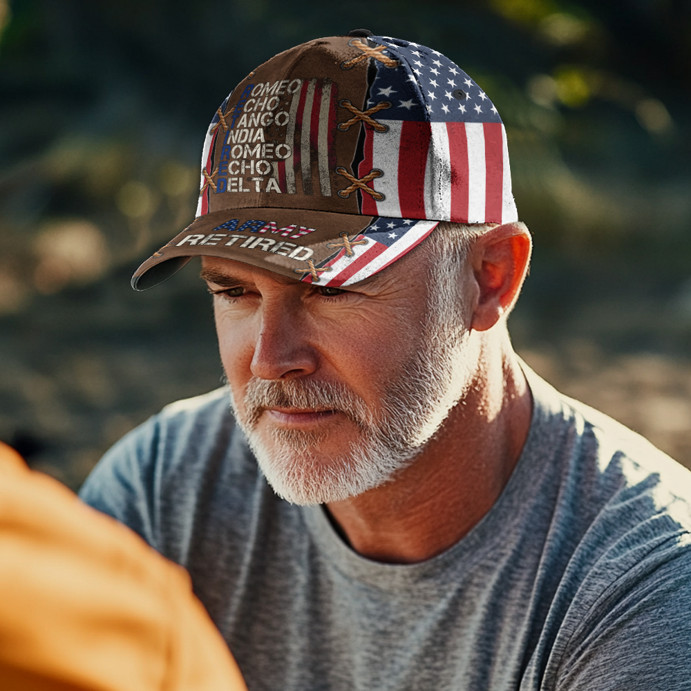 Army Retired Foxtrot Classic Cap