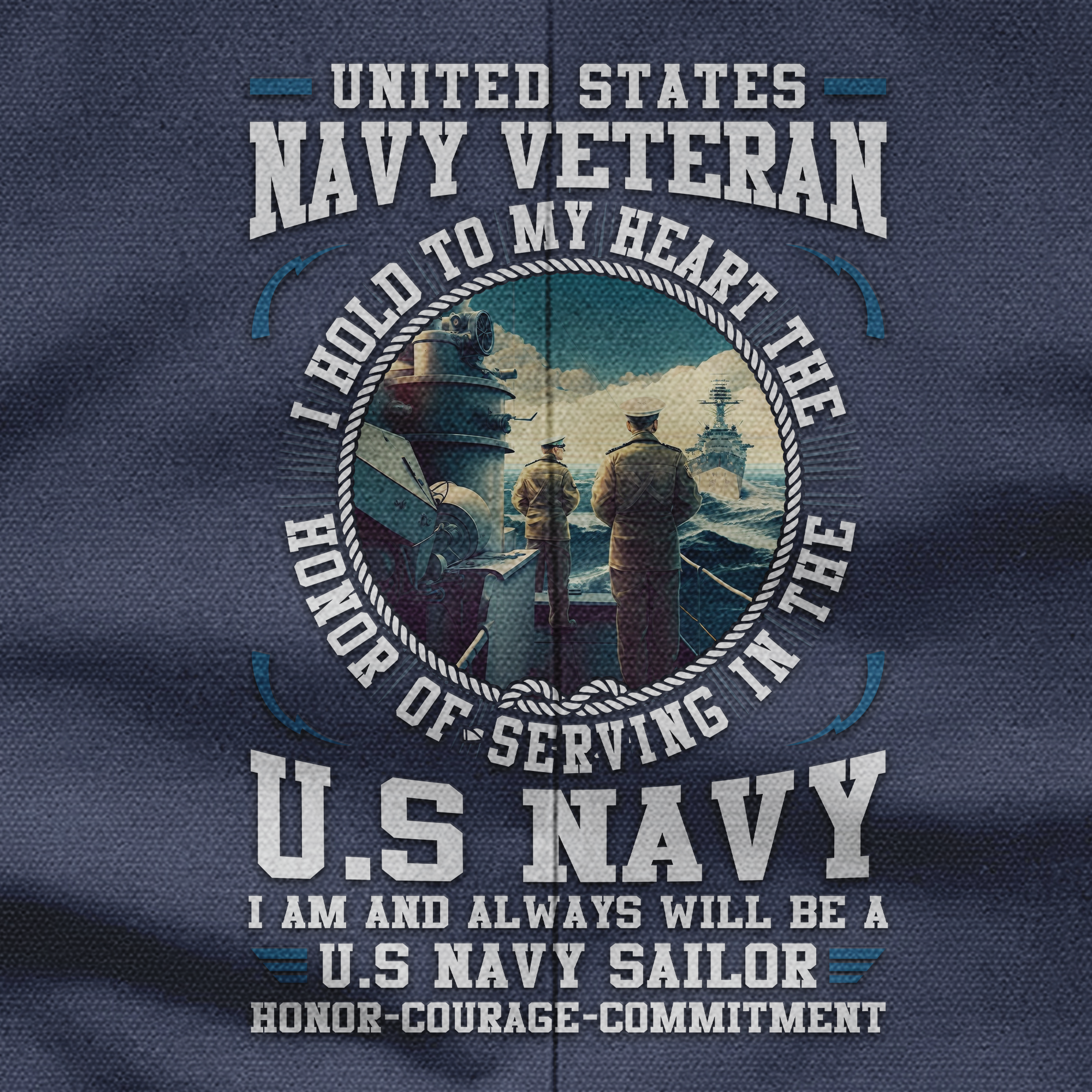 Personalizable Honor Courage Commitment Pocket Vest