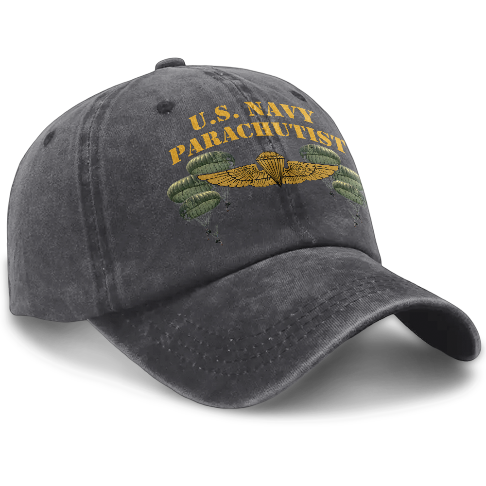 U.S Navy Parachutist Washed Cap