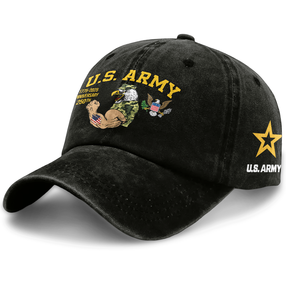 Army 250th Anniversary Washed Cap