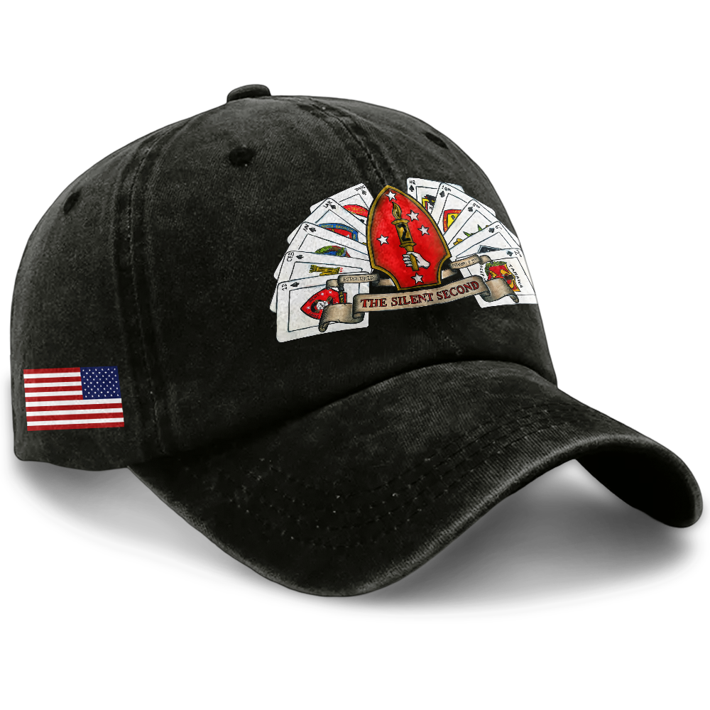 Personalizable The Silent Second Washed Cap