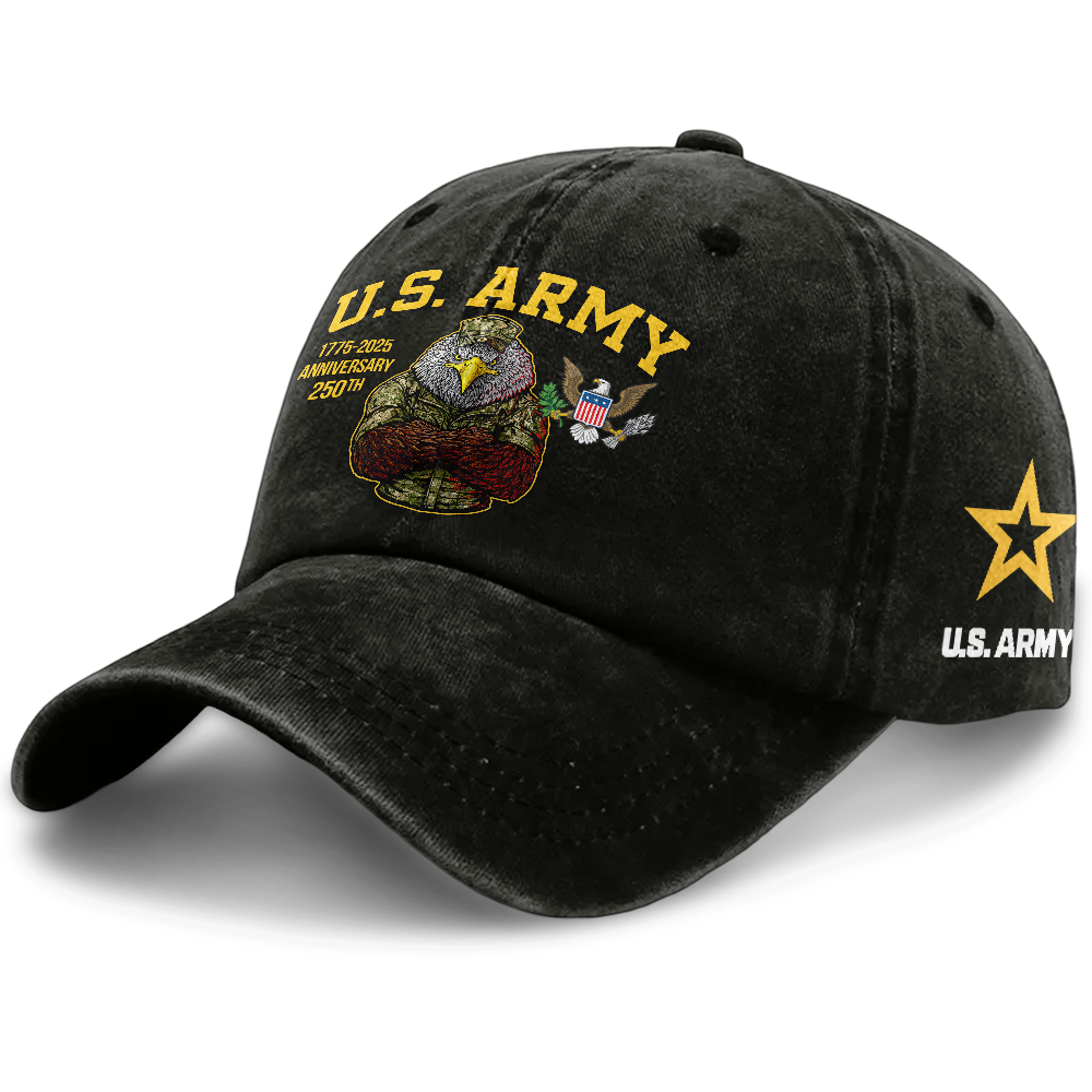 Army 250th Anniversary Washed Cap