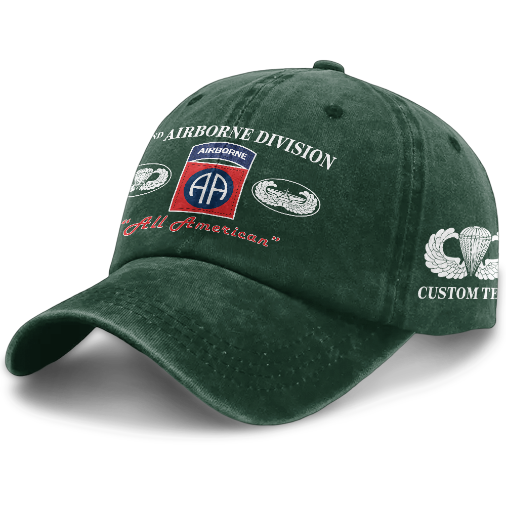 82nd Airborne All American Washed Cap