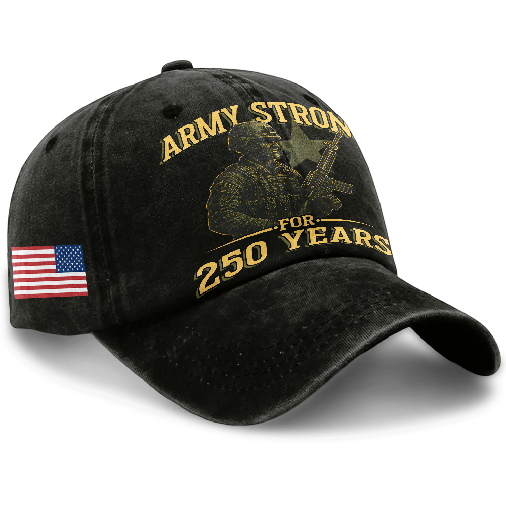 Army 250th Anniversary Washed Cap
