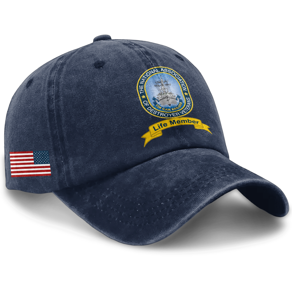 Personalizable Tin Can Sailors Washed Cap