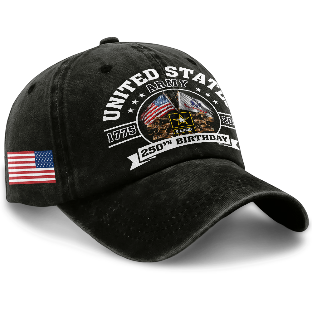 Army 250th Anniversary Washed Cap