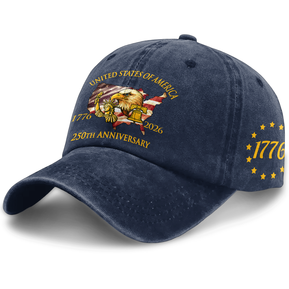 America 250th Anniversary Washed Cap