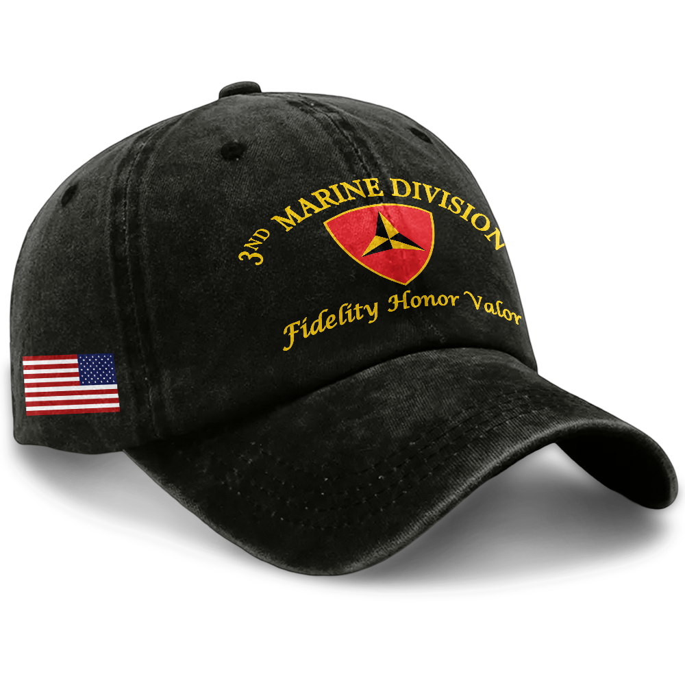 Personalizable Fidelity Honor Valor Washed Cap