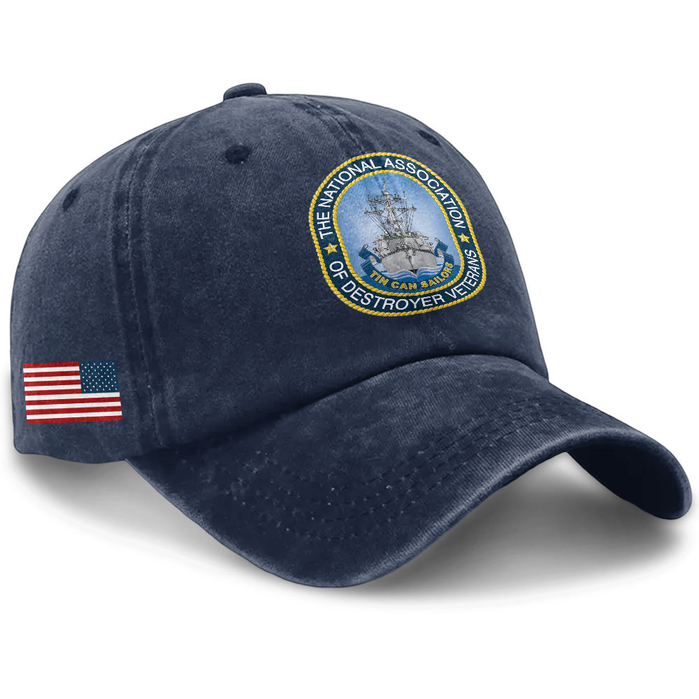 Personalizable Tin Can Sailors Washed Cap
