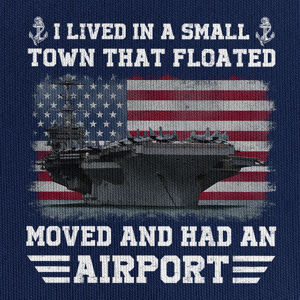 Personalizable I Lived In A Small Town That Floated Quarter Zip Hoodie