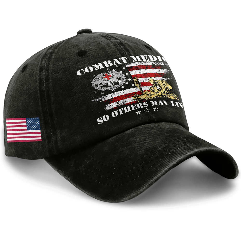 Personalizable Combat Medic Washed Cap