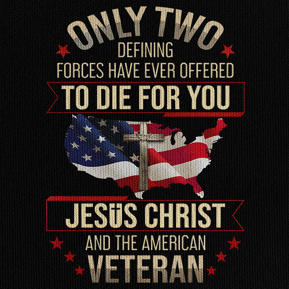 Jesus Christ And The American Veteran Quarter Zip Hoodie