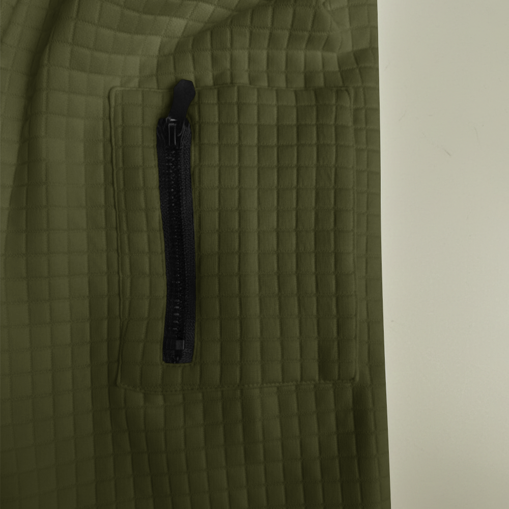 Personalizable Airborne Death From Above Waffle Hooded Jacket