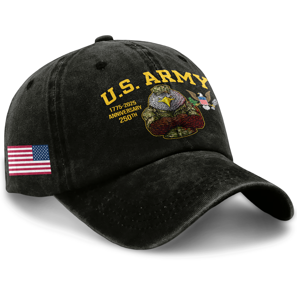 Army 250th Anniversary Washed Cap