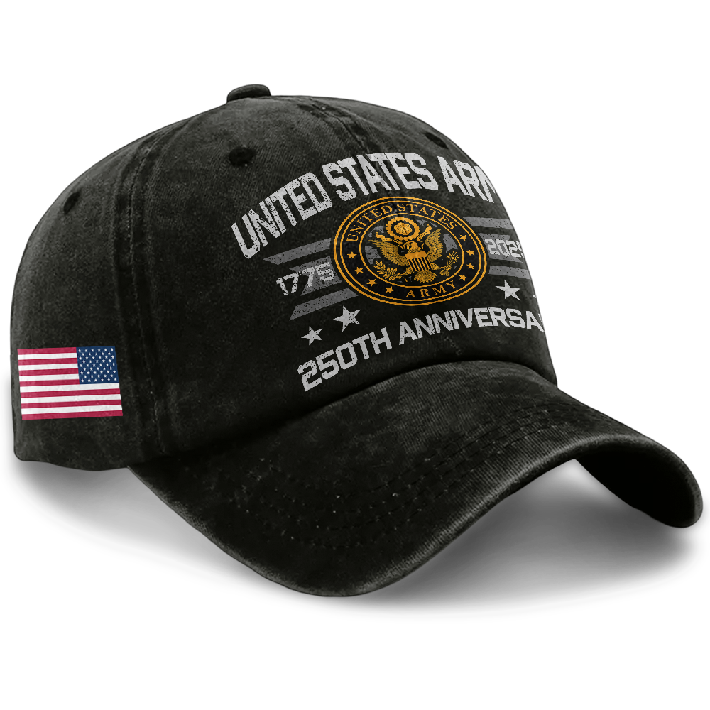Army 250th Anniversary Washed Cap