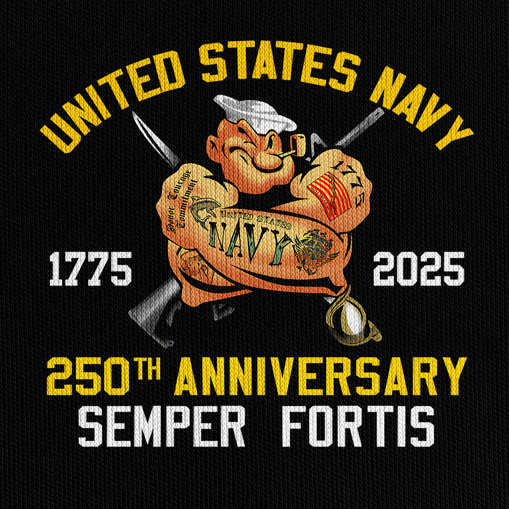 Personalizable Navy 250th Anniversary Quarter Zip Hoodie