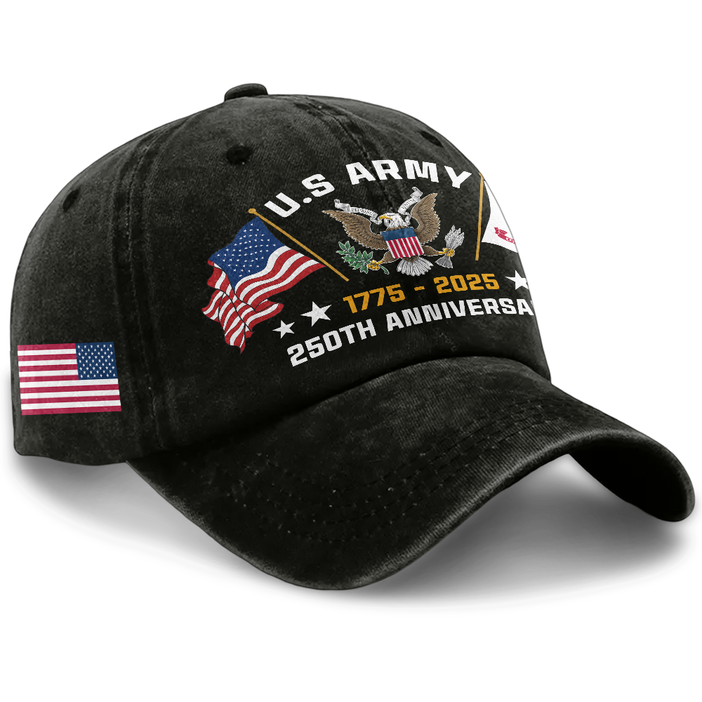 Army 250th Anniversary Washed Cap