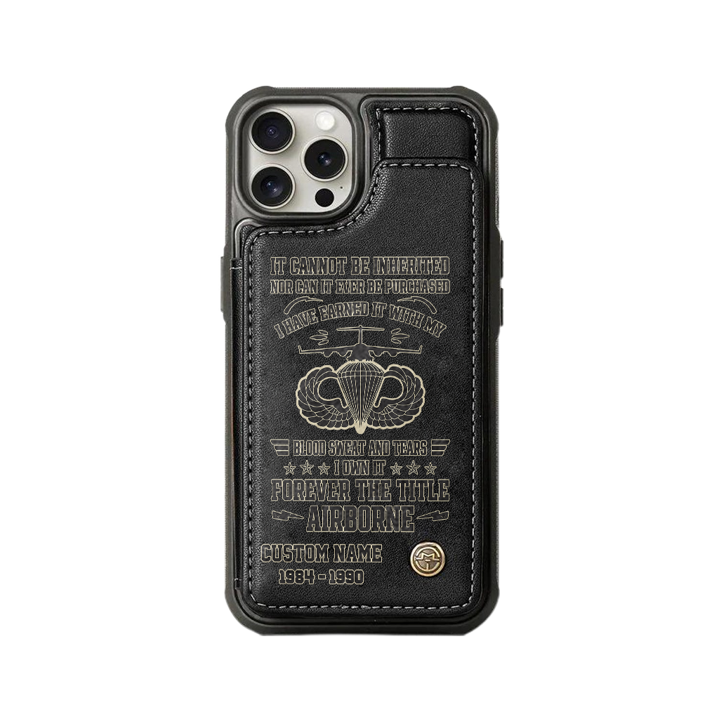 Personalizable I Own Forever The Title Airborne Wallet Phone Case