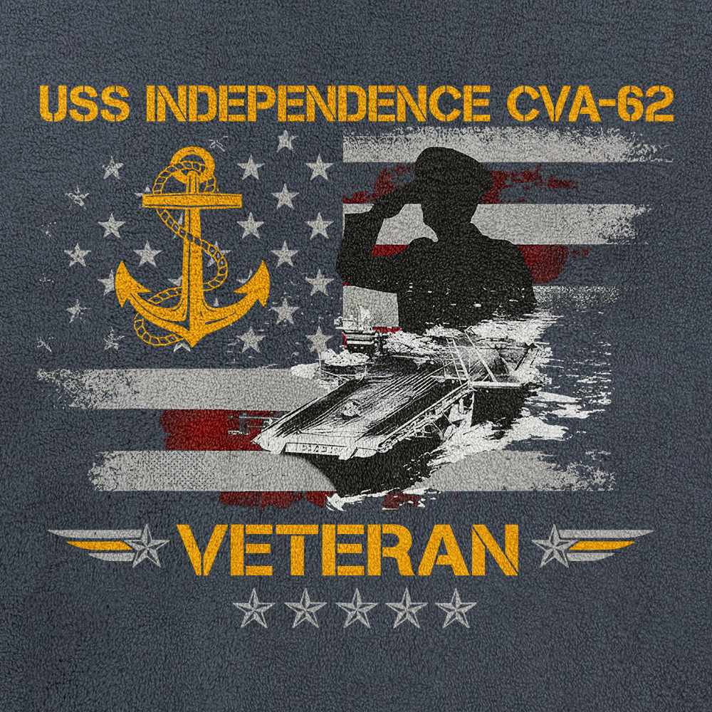 Personalizable Navy Ship Half-Zip Raglan Sweatshirt