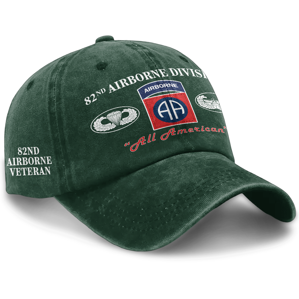 82nd Airborne All American Washed Cap