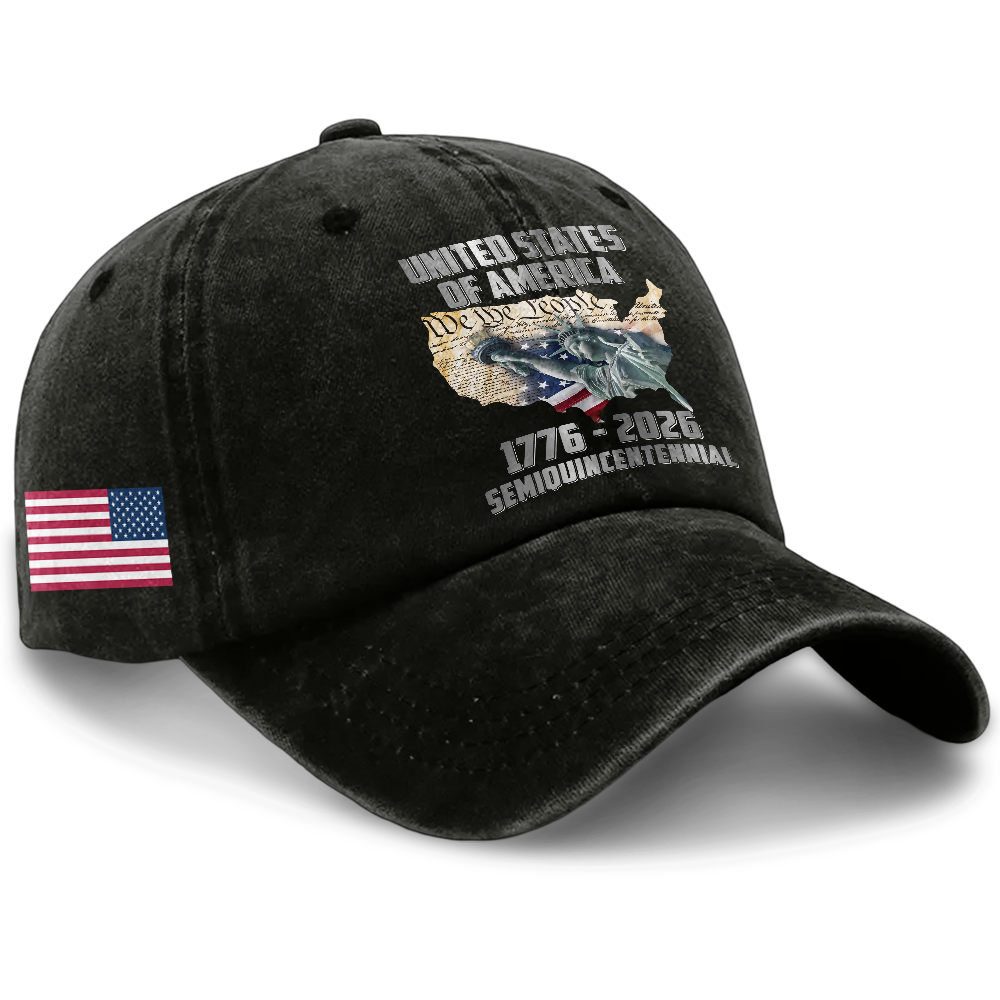 America 250th Anniversary Washed Cap