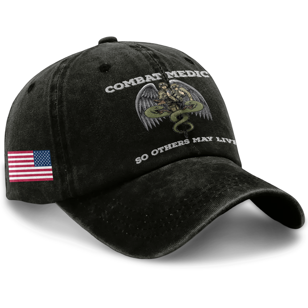 Personalizable Combat Medic Washed Cap