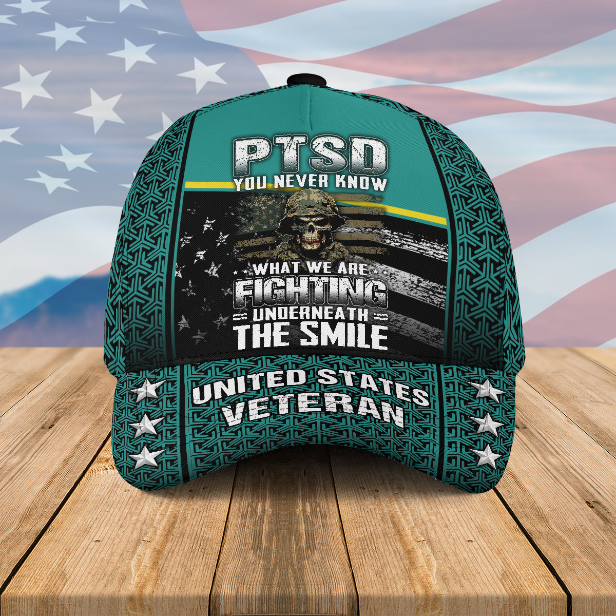 PTSD You Never Know What We Are Fighting Underneath That Smile Hat Cap