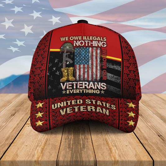 We Owe Our Veterans Everything Hat Cap