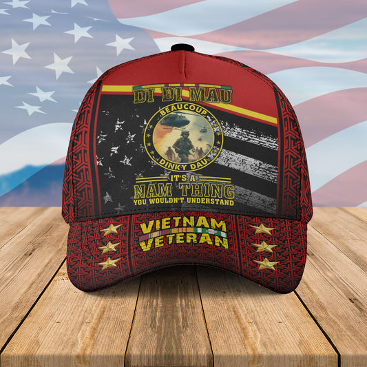 Vietnam Veteran Di Di Mau Hat Cap