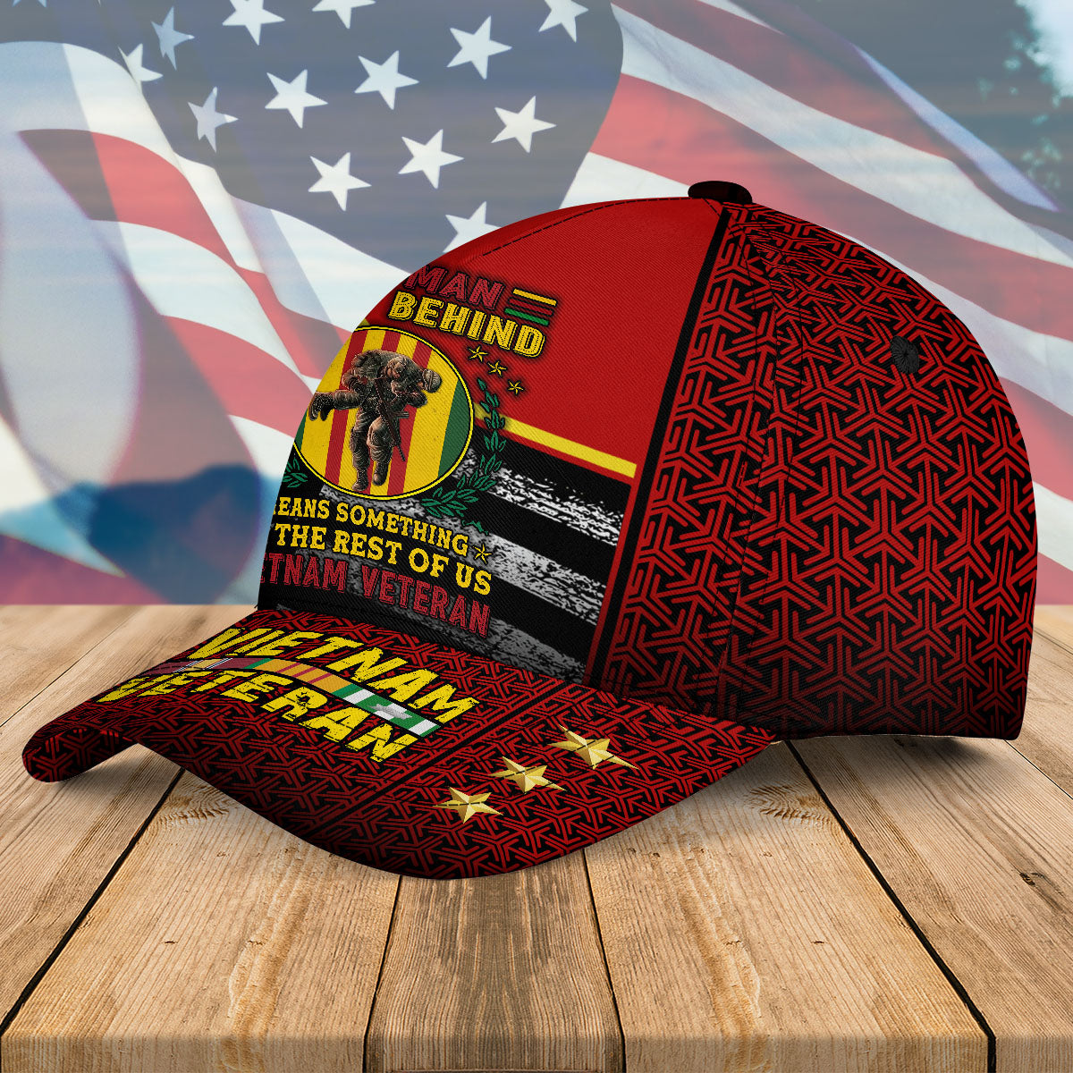 Vietnam Veteran No Man Left Behind Hat Cap