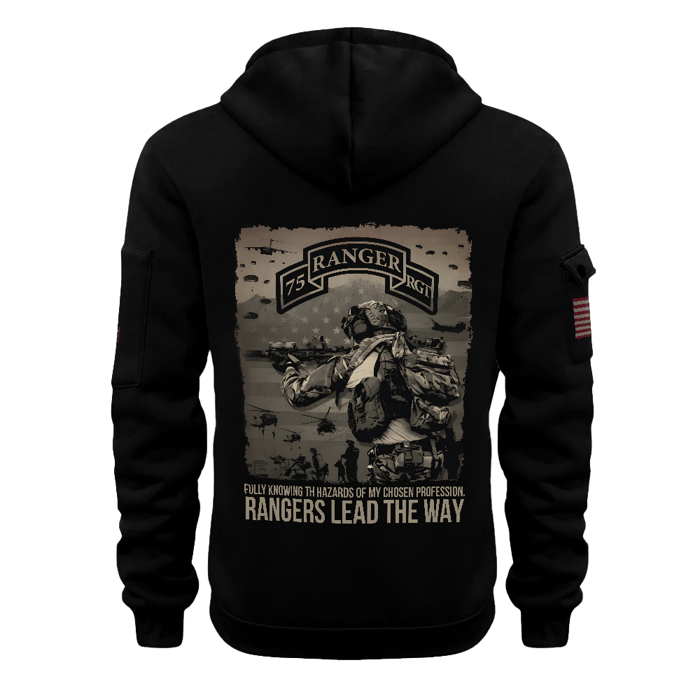 75th Ranger Regiment Quarter Zip Hoodie